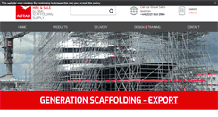 Desktop Screenshot of generationscaffolding.com